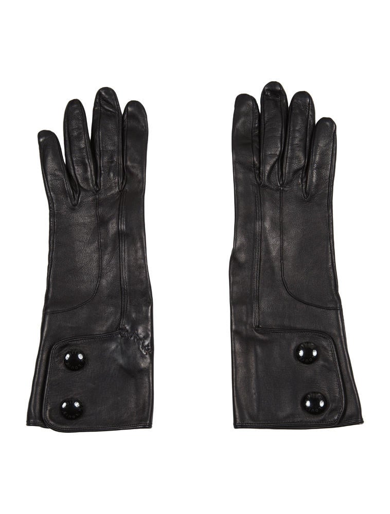 Louis Vuitton Leather Gloves Accessories LOU20311 The RealReal
