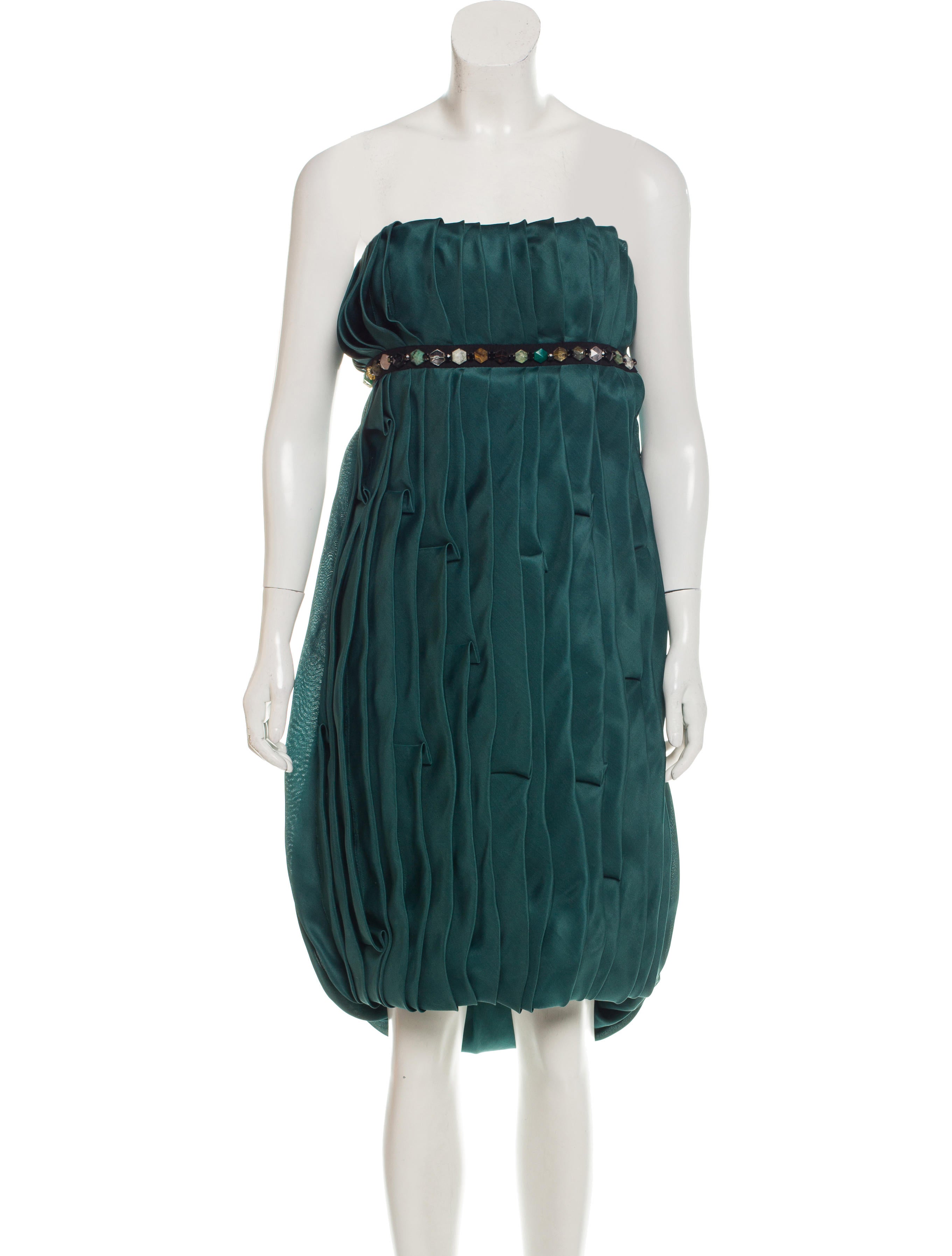 Louis Vuitton Silk Cocktail Dress Clothing LOU216039 The RealReal