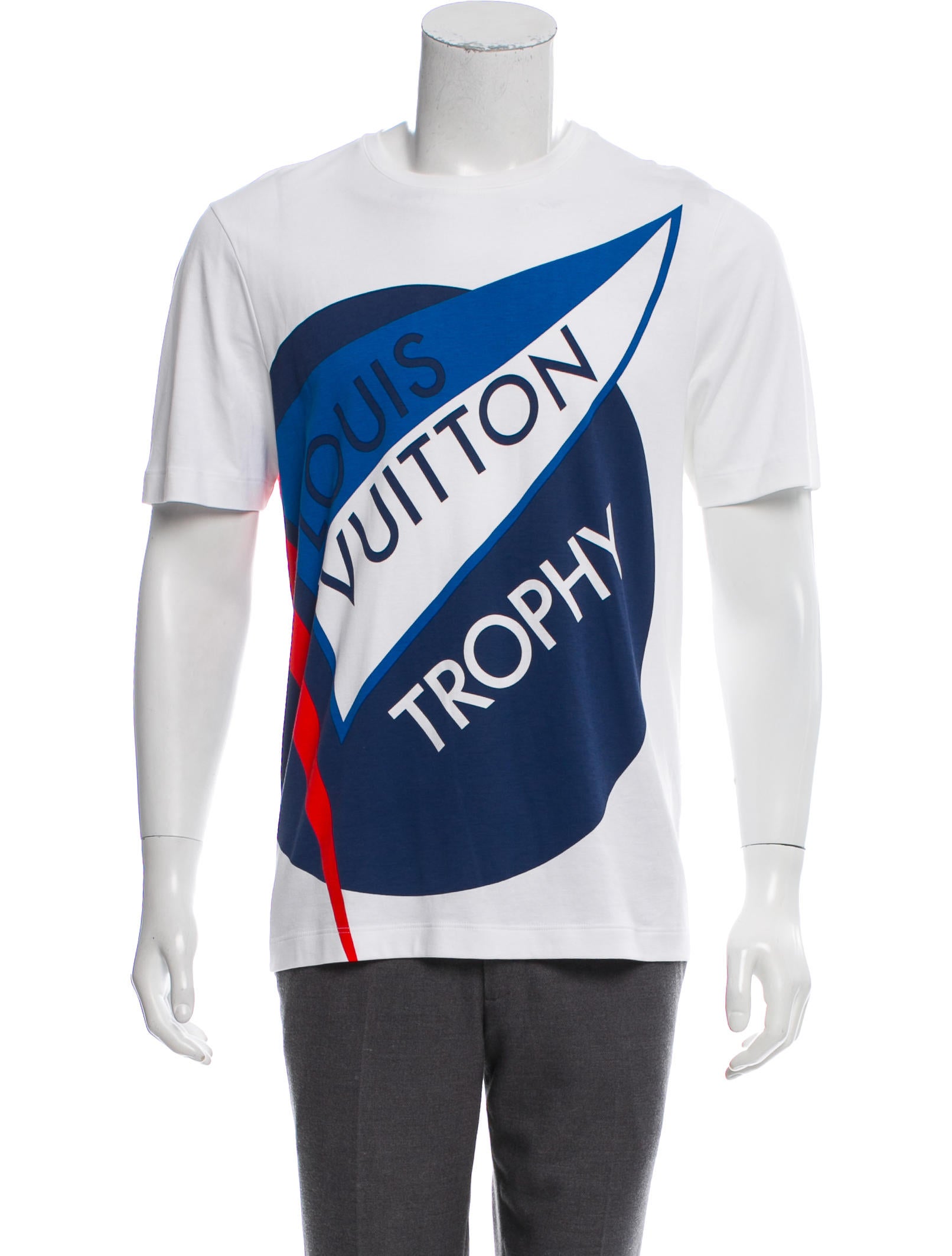 Louis Vuitton L.V. Trophy Graphic T-Shirt - White T-Shirts 