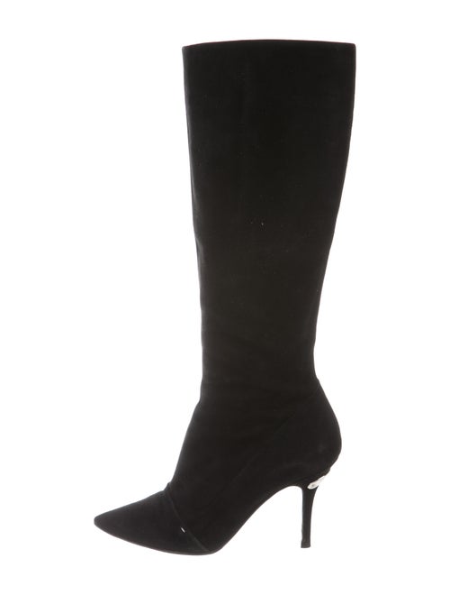 Louis Vuitton Suede Mid-Calf Boots
