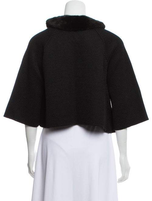 Louis Vuitton Wool Mink-Trimmed Jacket