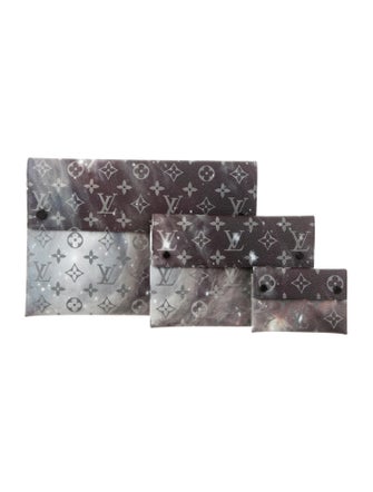 Louis Vuitton 2018 Monogram Galaxy Pochette Alpha Triple