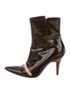 Patent Leather Pointed-Toe Boots image 1