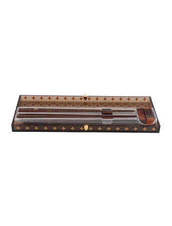 Louis Vuitton 6-Piece Rosewood Monogram Chopstick Set