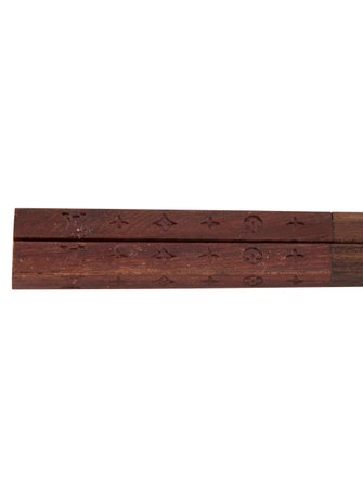 Louis Vuitton 6-Piece Rosewood Monogram Chopstick Set