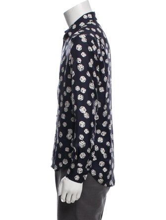 Louis Vuitton Silk Monogram Dice Print Shirt