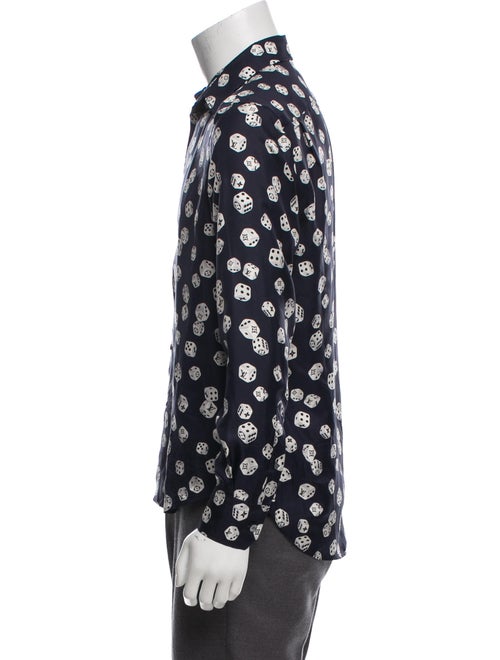 Louis Vuitton Silk Monogram Dice Print Shirt