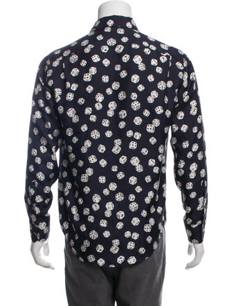 Louis Vuitton Silk Monogram Dice Print Shirt