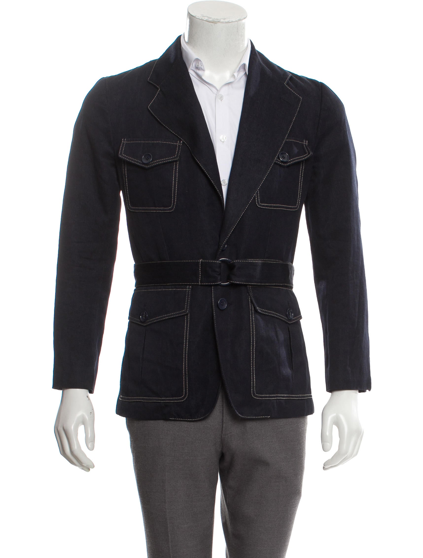 Louis Vuitton LinenBlend Sport Coat Clothing LOU273474 The RealReal