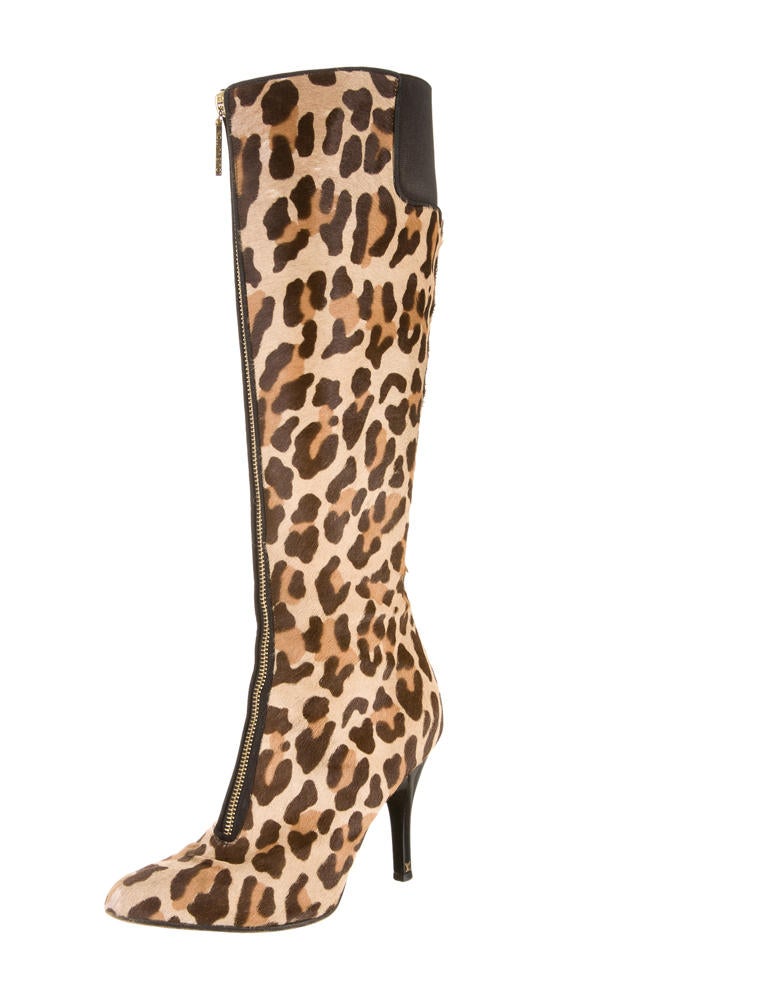 louis vuitton leopard boots