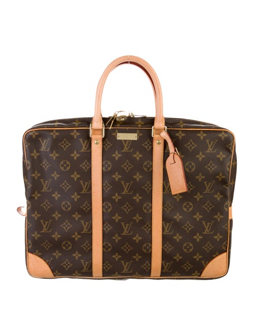 Louis Vuitton Monogram Cupertino Briefcase brown