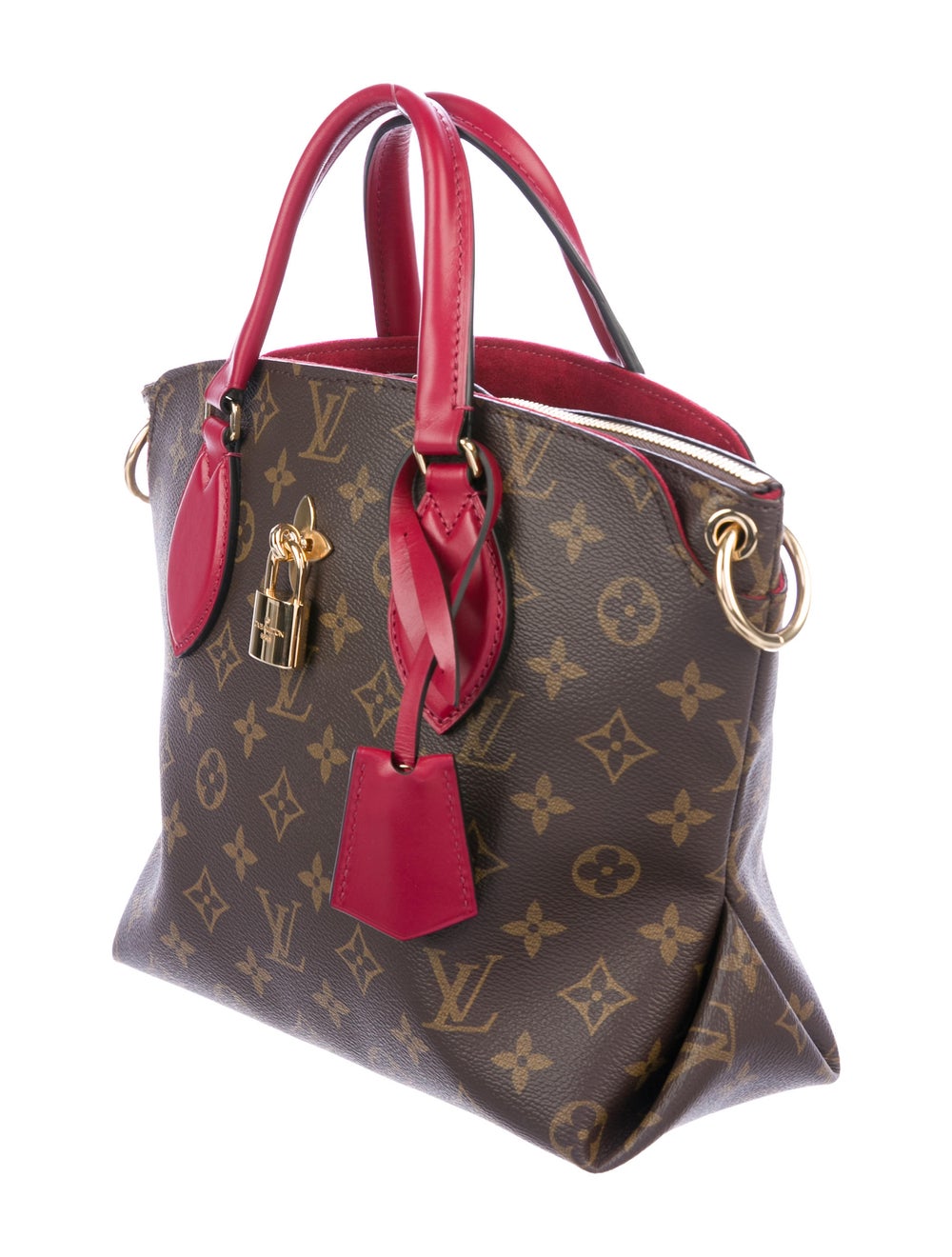 Louis Vuitton 2018 Monogram Flower Zipped Tote MM Handbags