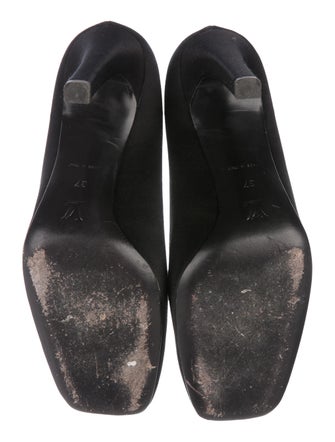 Louis Vuitton Embellished Satin Pumps