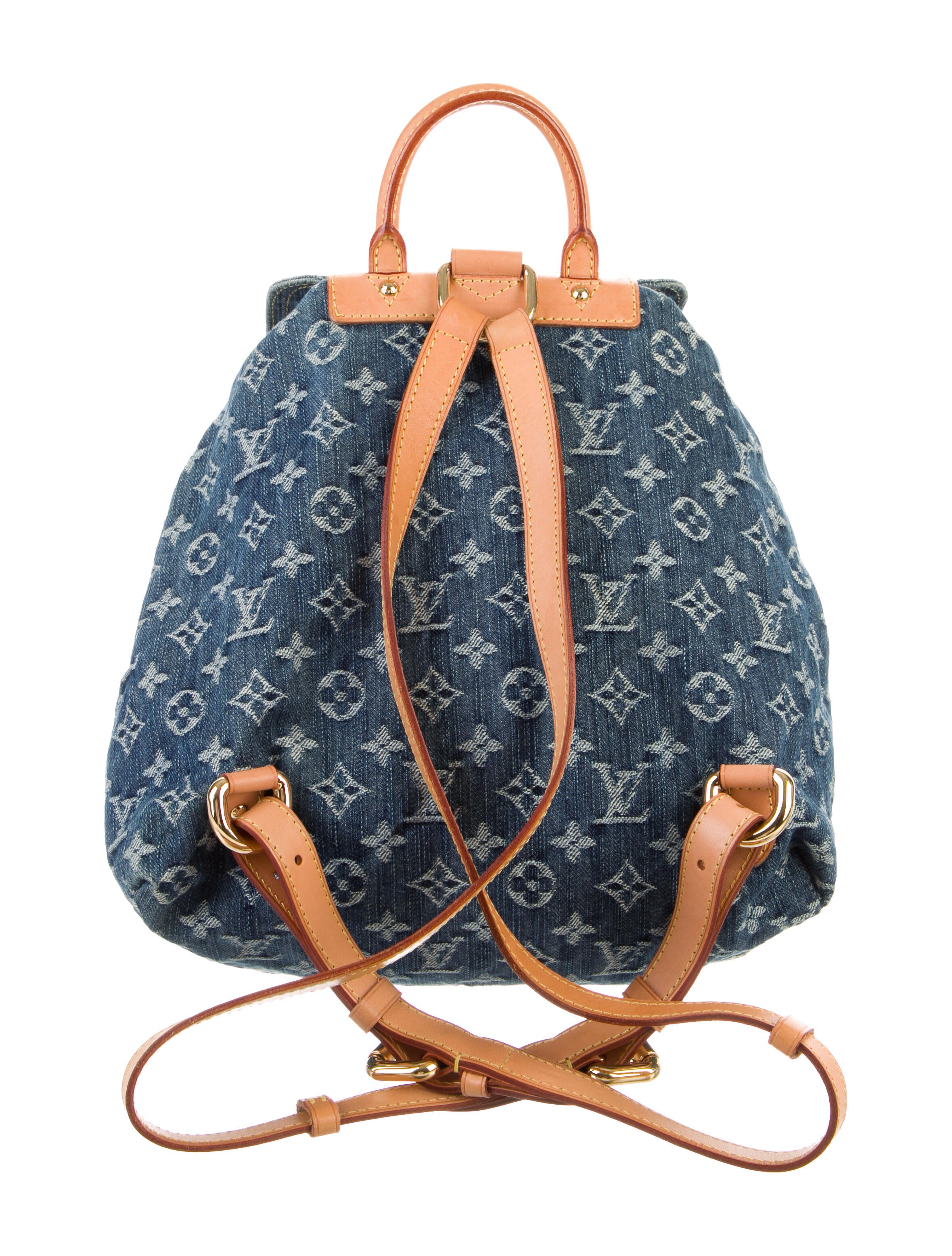 Louis Vuitton Monogram Denim Sac a Dos Backpack PM Handbags