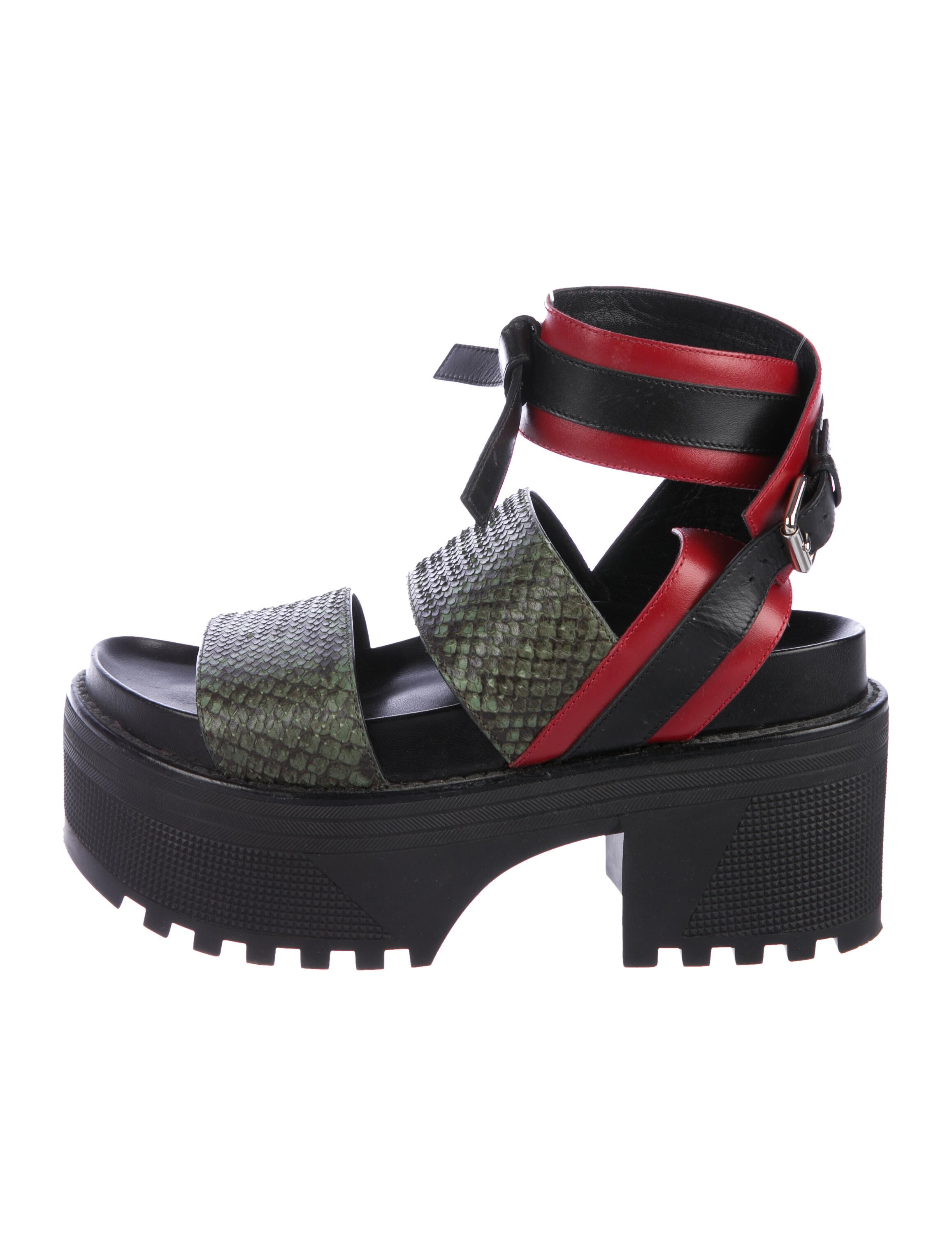 Louis Vuitton Pokerface Samourai Platform Sandals