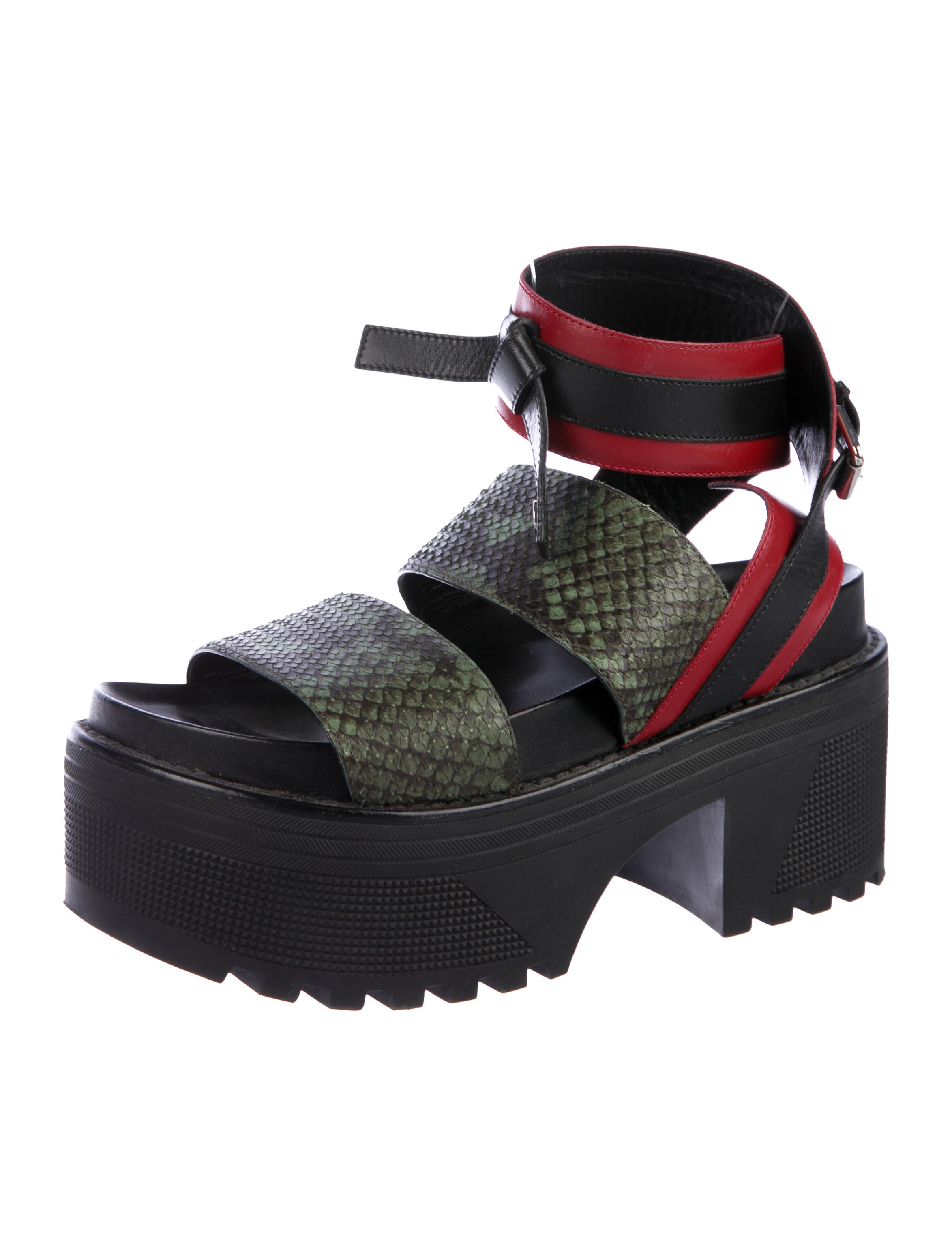 Louis Vuitton Pokerface Samourai Platform Sandals