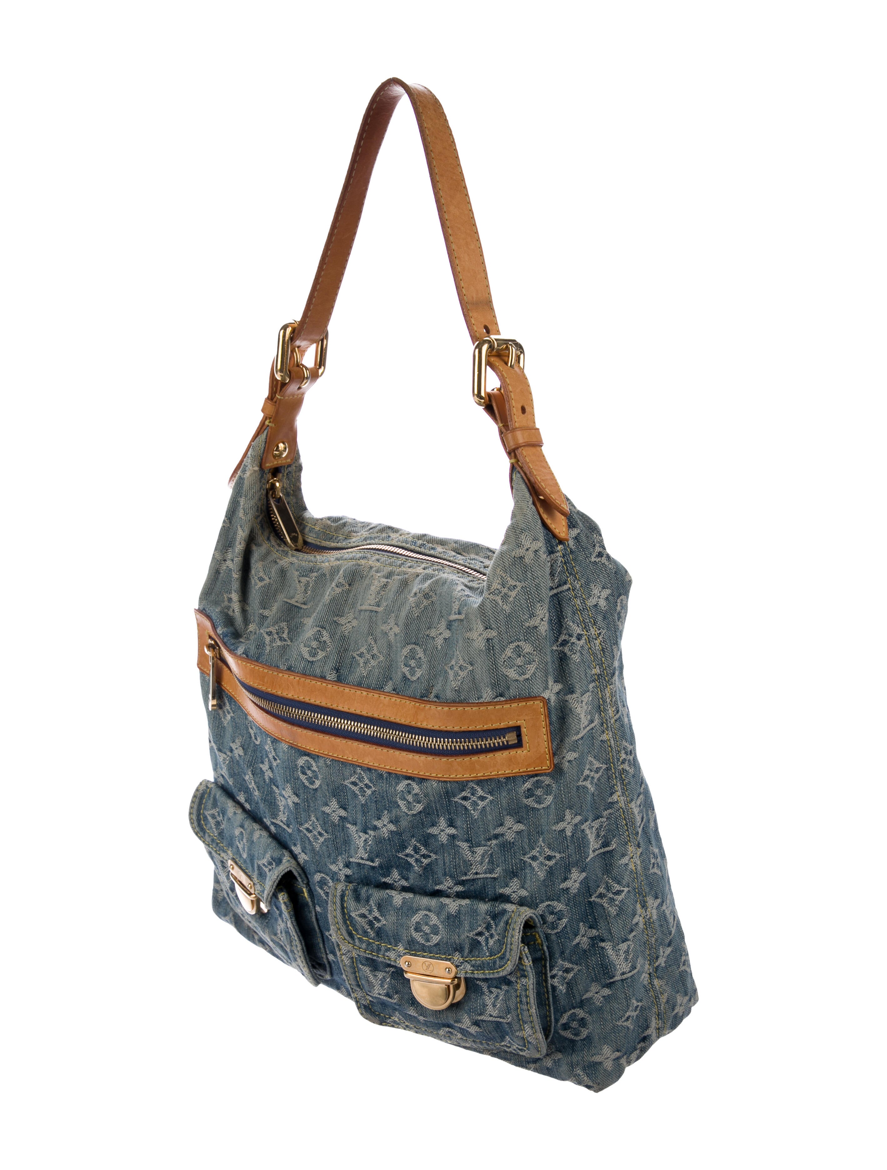 Louis Vuitton Monogram Denim Baggy GM Handbags LOU304159 The RealReal