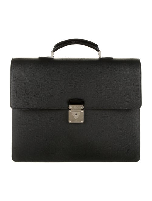 Louis Vuitton Leather Briefcase black