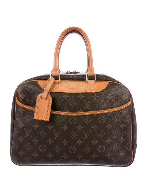 Louis Vuitton Monogram Deauville Bag Brown