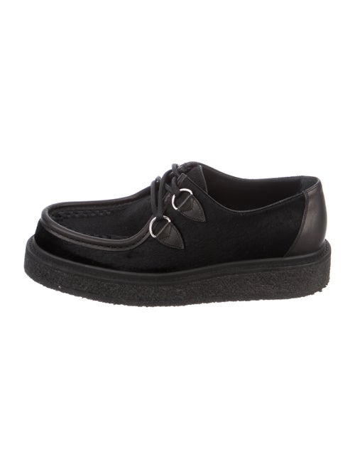 Louis Vuitton Pony Hair Desert Boots black
