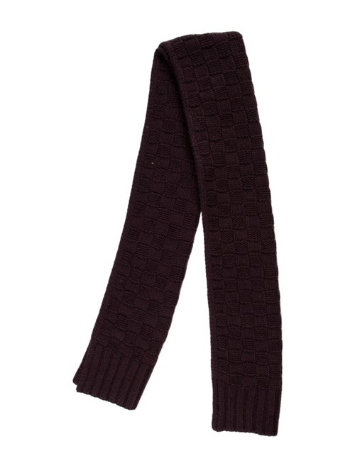 Louis Vuitton Damier Helsinki Cashmere Knit Scarf