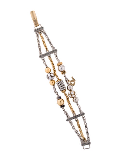 Louis Vuitton Strass All that Jazz Multi-Strand Br