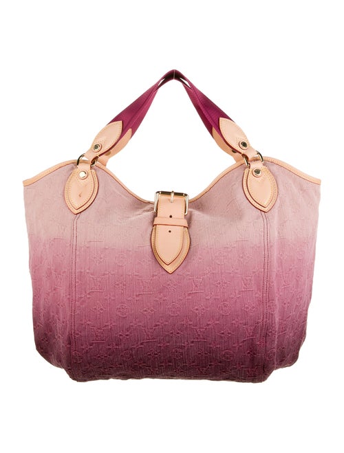 Louis Vuitton Denim Sunbeam Bag Plum