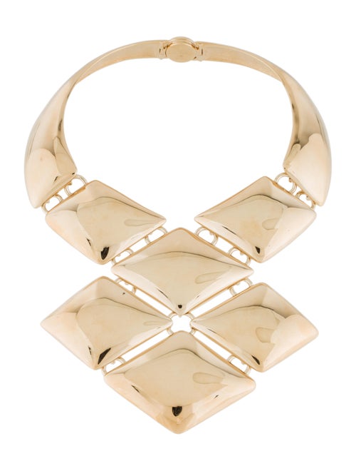 Louis Vuitton Statement Necklace Gold