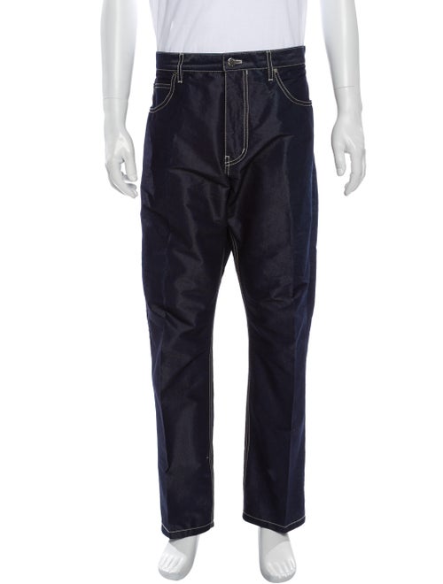 Louis Vuitton Straight-Leg Jeans Blue