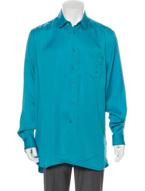 Louis Vuitton Front Pocket DNA Button-Up Shirt tea