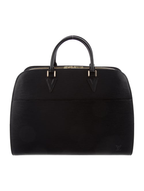 Louis Vuitton Epi Sorbonne Double Briefcase Black