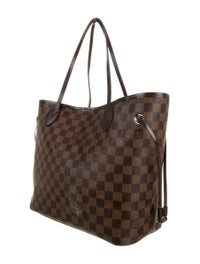 Louis Vuitton Damier Ebene Neverfull Mm Handbags Lou The Realreal Louis Vuitton Damier Ebene Neverfull Mm Handbags Lou The Realreal