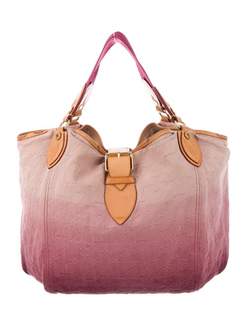 Louis Vuitton Denim Sunbeam Bag Plum