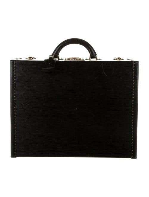 Louis Vuitton Epi Président Briefcase black