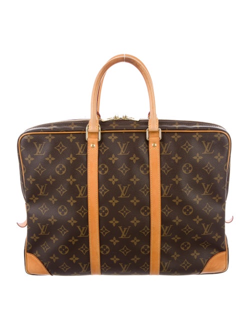 Louis Vuitton Monogram Cupertino Briefcase Brown