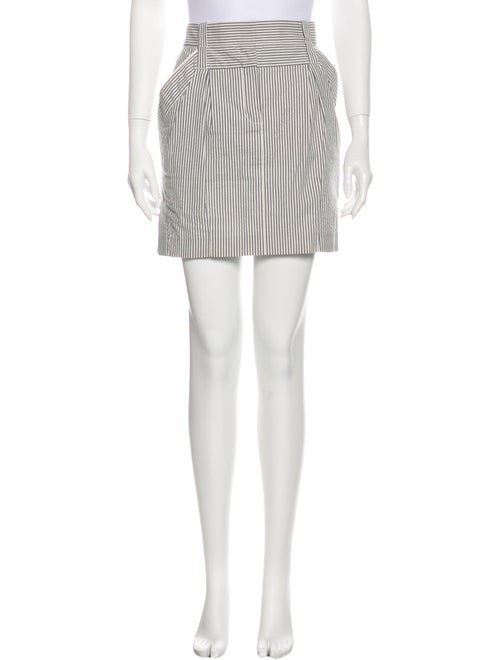 Louis Vuitton Striped Mini Skirt Blue