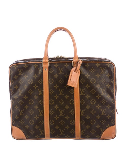 Louis Vuitton Monogram Cupertino Briefcase brown