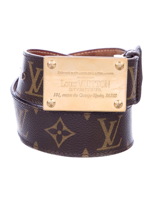 Louis Vuitton Vuitton Monogram Inventeur Belt brow