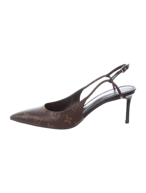 Louis Vuitton Chérie Slingback Pumps LV Monogram S
