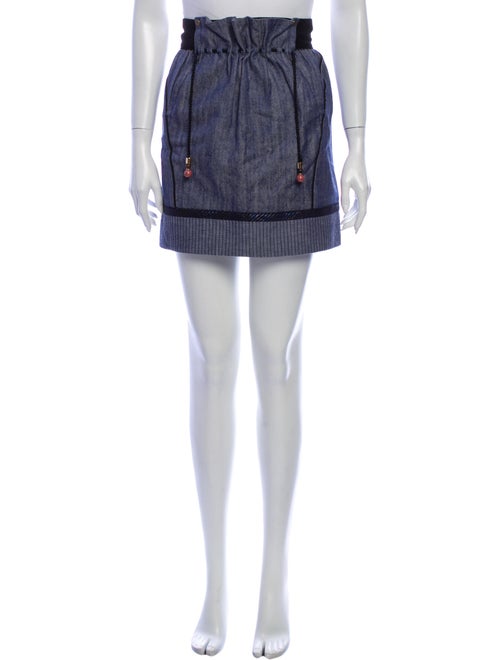Louis Vuitton Mini Skirt Blue