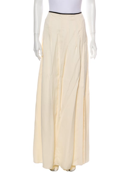 Louis Vuitton Pleated Accents Long Skirt