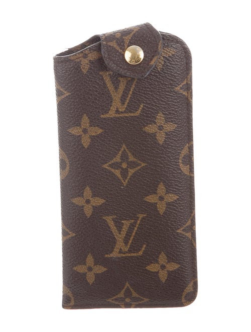 Louis Vuitton Monogram Etui Lunettes MM Brown