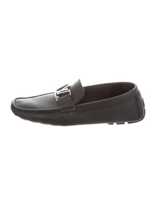 Louis Vuitton Leather Moccasins Black