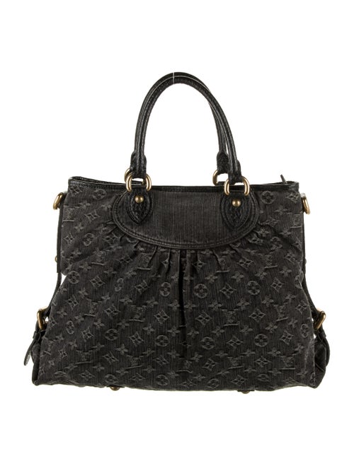 Louis Vuitton Monogram Denim Neo Cabby MM Black