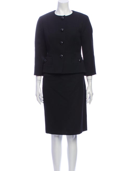 Louis Vuitton Wool Skirt Set Wool