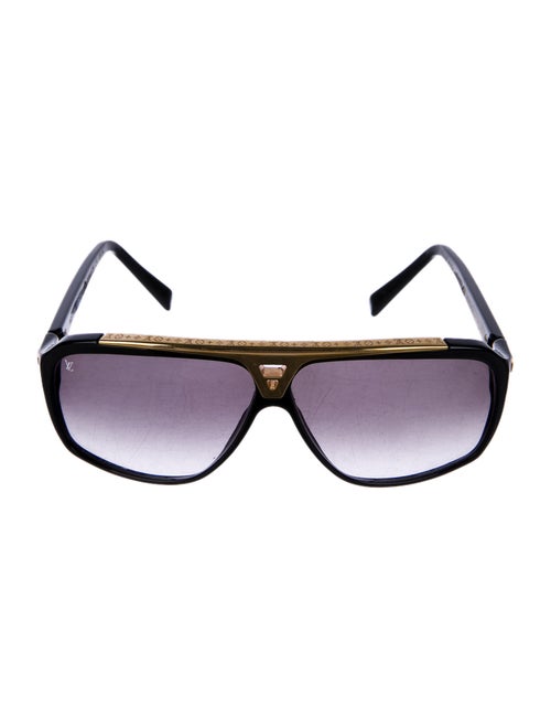 Louis Vuitton Evidence Aviator Sunglasses Black