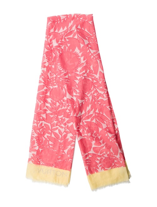 Louis Vuitton Tropical Flower Pareo Coral