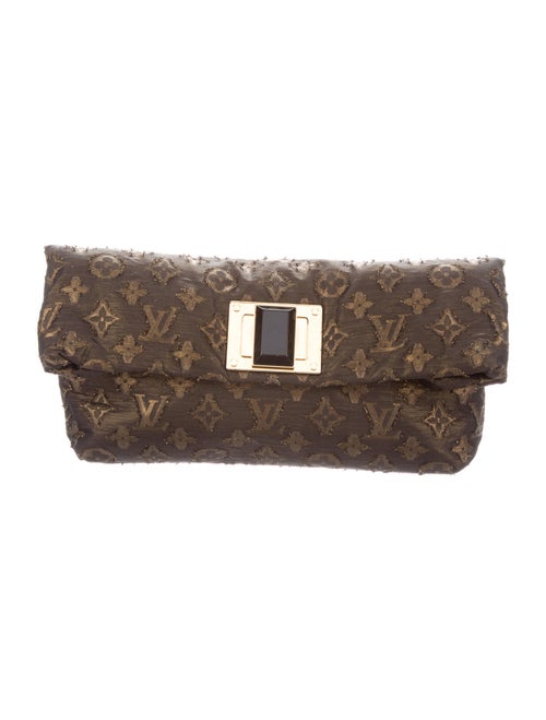 Louis Vuitton Lurex Monogram Altair Clutch Black