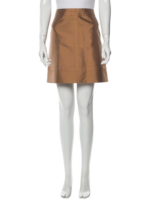 Louis Vuitton Silk Mini Skirt