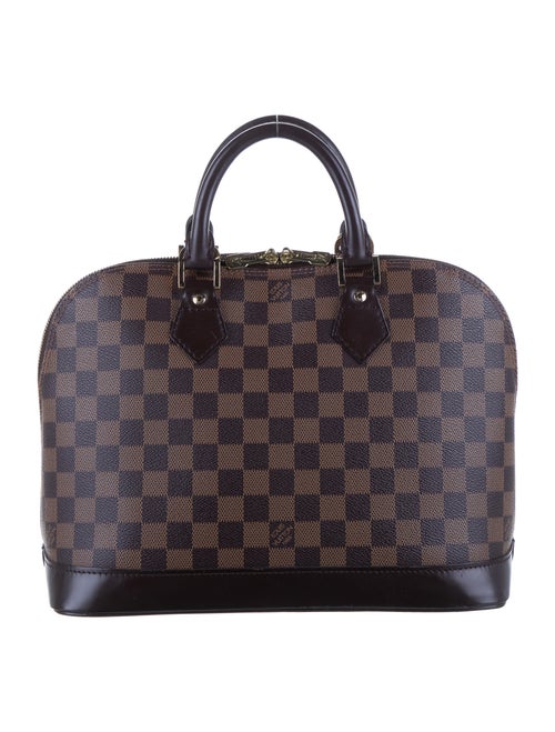 Louis Vuitton Damier Ebene Alma PM Brown